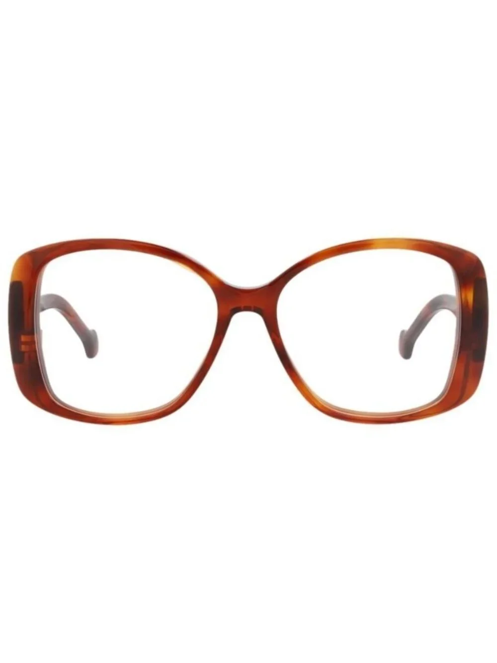 New Gucci Womens Round/Oval Havana Havana Transparent Fashion Designer Eyeglasse